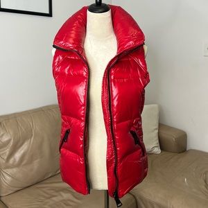 SAM new york red vest, one time wear